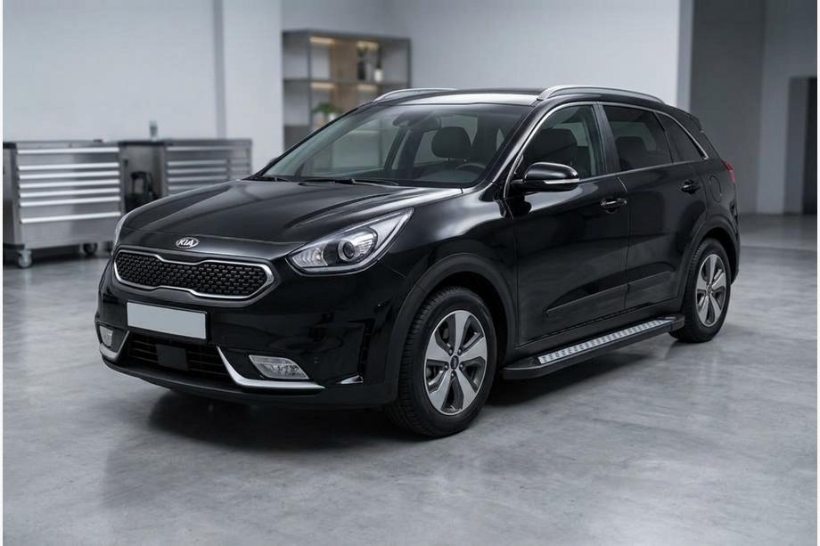 Kia Niro 2016–2021 Sivuastinlaudat New Vision Black (2 kpl, alumiini) Image