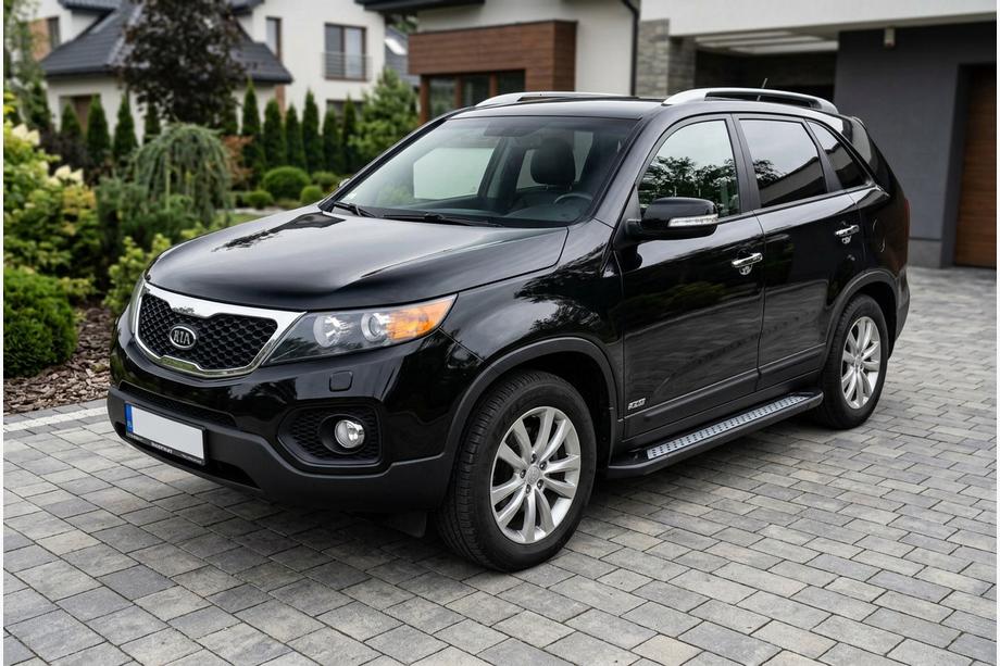 Kia Sorento II XM 2009–2014 Sivuastinlaudat New Vision Black (2 kpl, alumiini) 2013-2016 Image