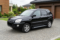 Kia Sportage 2004–2010 Sivuporrastangot Vision New Black (2 kpl, alumiini) kuva 1