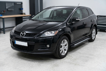 Mazda CX-7 2006–2012 Sivuastinlaudat New Vision Black (2 kpl, alumiini) kuva 1