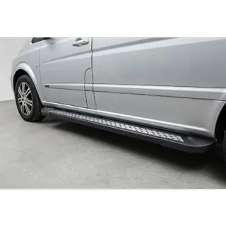 Sivuastinlaudat New Vision Black (2 kpl, alumiini) kuva 1
