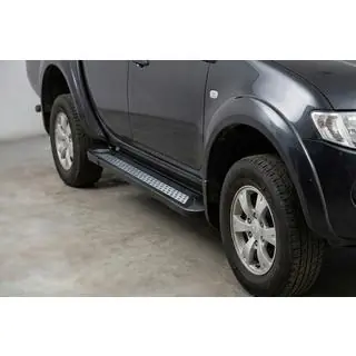 Sivuastinlaudat New Vision Black (2 kpl, alumiini) kuva 1