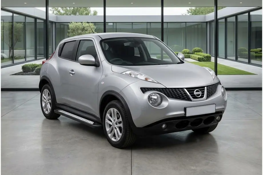 Nissan Juke 2010–2019 Sivuastinlaudat New Vision Black (2 kpl, alumiini) Image