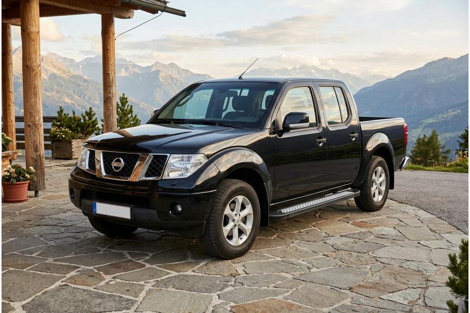 Nissan Navara 2006–2015 Sivuastinlaudat New Vision Black (2 kpl, alumiini) Image