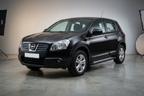 Nissan Qashqai 2007–2010 Sivuastinlaudat New Vision Black (2 kpl, alumiini) kuva 1