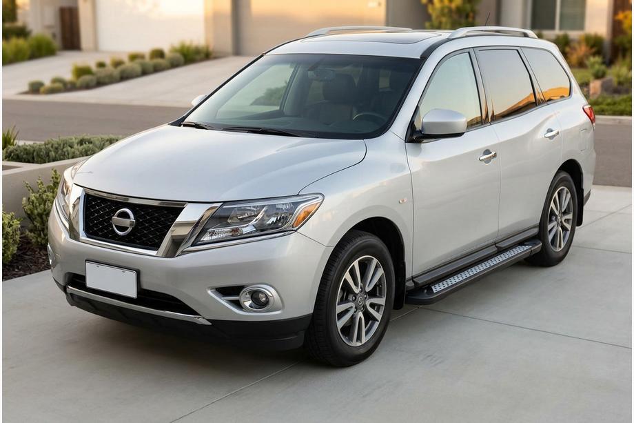 Nissan Pathfinder R52 2012–2021 Sivuastinlaudat New Vision Black (2 kpl, alumiini) Kuva 1