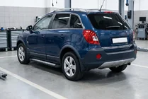 Opel Antara 2006–2017 Sivuporrastangot Vision New Black (2 kpl, alumiini) kuva 1