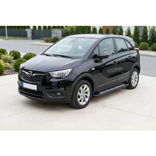 Sivuastinlaudat New Vision Black (2 kpl, alumiini) Opel Crossland X 2017–2024 kuva 2