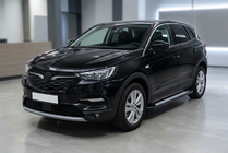 Opel Grandland X 2017– Sivuastinlaudat New Vision Black (2 kpl, alumiini) kuva 1