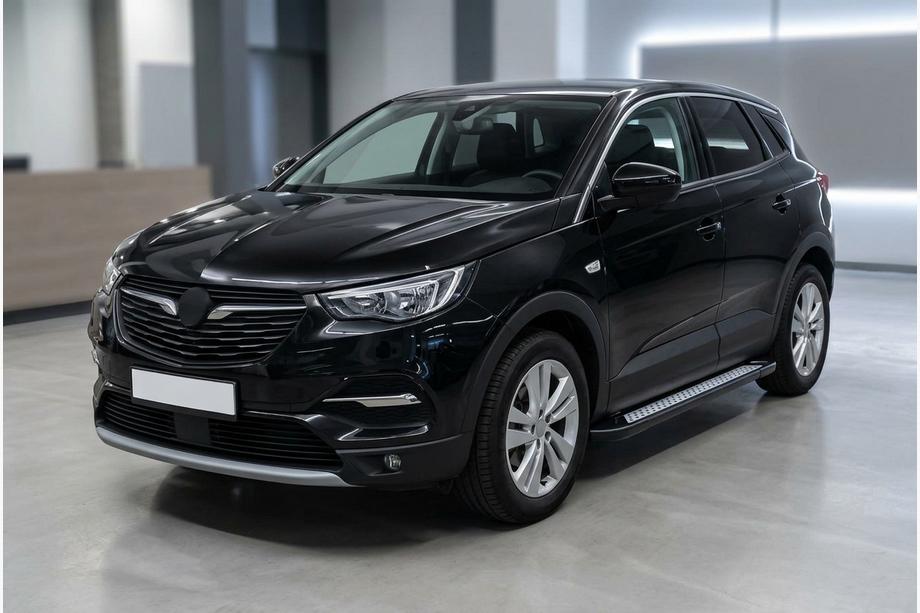 Opel Grandland X 2017– Sivuastinlaudat New Vision Black (2 kpl, alumiini) Image