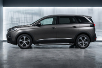 Peugeot 5008 2016–2023 Sivuastinlaudat New Vision Black (2 kpl, alumiini) kuva 1