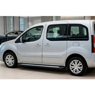 Sivuastinlaudat New Vision Black (2 kpl, alumiini) Peugeot Partner Tepee 2008–2018 kuva 1