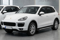 Porsche Cayenne 2010–2017 Sivuastinlaudat New Vision Black (2 kpl, alumiini) kuva 1