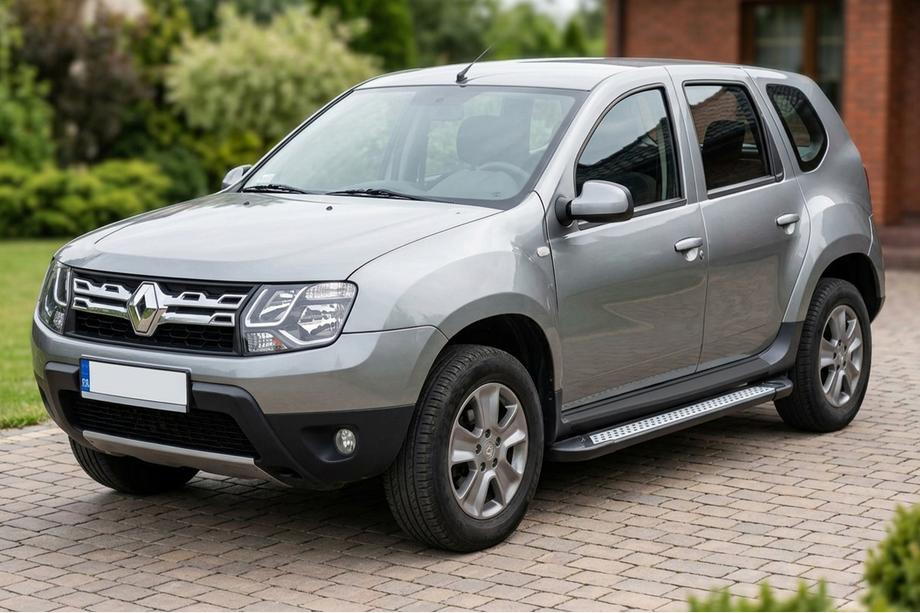 Renault Duster 2008–2017 Sivuastinlaudat New Vision Black (2 kpl, alumiini) Image