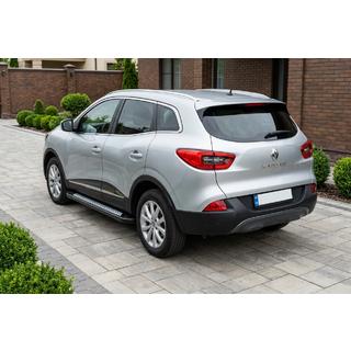 Sivuastinlaudat New Vision Black (2 kpl, alumiini) Renault Kadjar 2015–2022 kuva 1