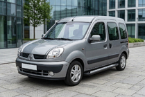 Renault Kangoo 1998–2008 Sivuastinlaudat New Vision Black (2 kpl, alumiini) kuva 1