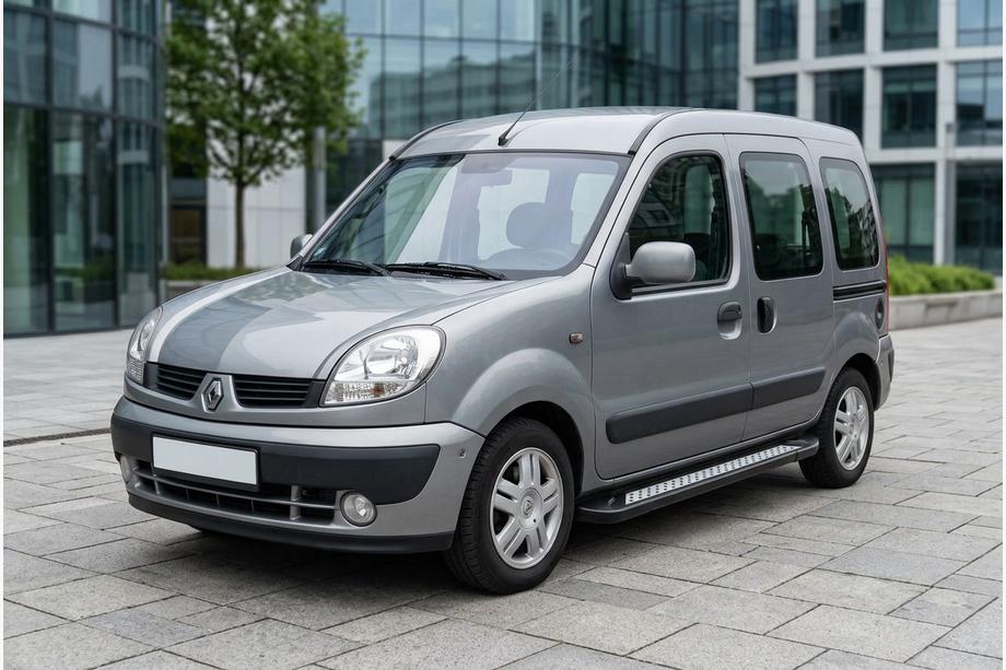 Renault Kangoo 1998–2008 Sivuastinlaudat New Vision Black (2 kpl, alumiini) Image