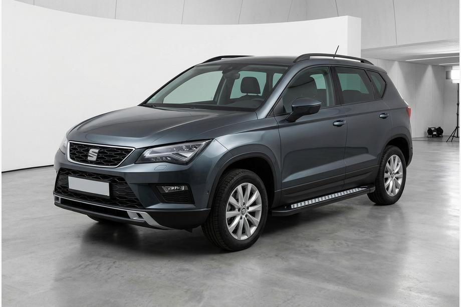 Seat Ateca 2016– Sivuastinlaudat New Vision Black (2 kpl, alumiini) Image