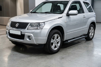 Suzuki Grand Vitara 2005–2017 Sivuastinlaudat New Vision Black (2 kpl, alumiini) kuva 1