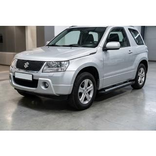 Sivuastinlaudat New Vision Black (2 kpl, alumiini) Suzuki Grand Vitara 2005–2017 kuva 1