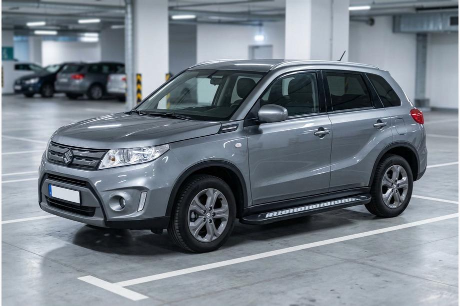 Suzuki Vitara 2015– Sivuastinlaudat New Vision Black (2 kpl, alumiini) Image