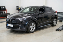 Toyota C-HR 2016–2023 Sivuastinlaudat New Vision Black (2 kpl, alumiini) kuva 1