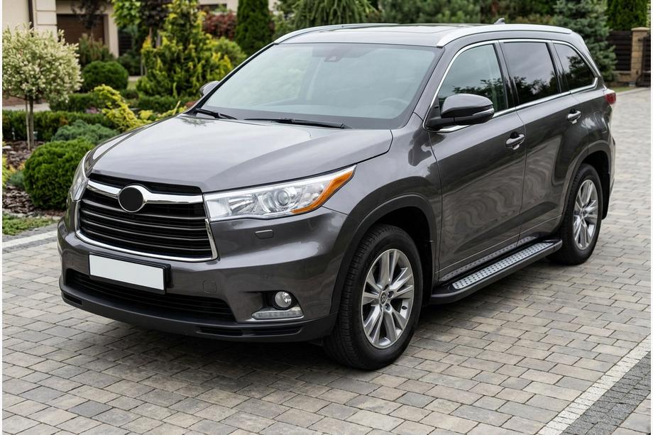 Toyota Highlander 2013–2019 Sivuastinlaudat New Vision Black (2 kpl, alumiini) Image