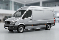 Volkswagen Crafter 2006–2016 Sivuastinlaudat New Vision Black (2 kpl, alumiini) Pitkä / Erittäin pitkä kuva 1