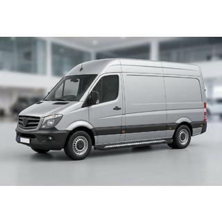 Sivuastinlaudat New Vision Black (2 kpl, alumiini) Volkswagen Crafter 2006–2016 kuva 1
