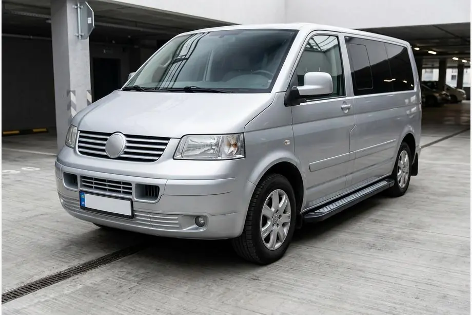 Volkswagen T5 Caravelle 2004–2010 Sivuastinlaudat New Vision Black (2 kpl, alumiini) Image