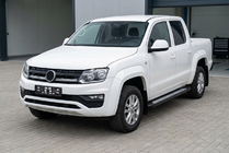 Volkswagen Amarok 2010–2022 Sivuastinlaudat New Vision Black (2 kpl, alumiini) kuva 1