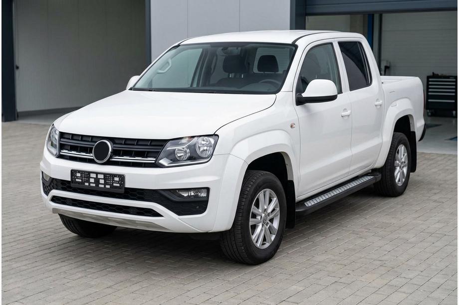 Volkswagen Amarok 2010–2022 Sivuastinlaudat New Vision Black (2 kpl, alumiini) Image