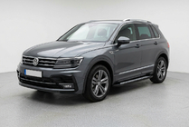 Volkswagen Tiguan 2016–2023 Sivuastinlaudat New Vision Black (2 kpl, alumiini) kuva 1