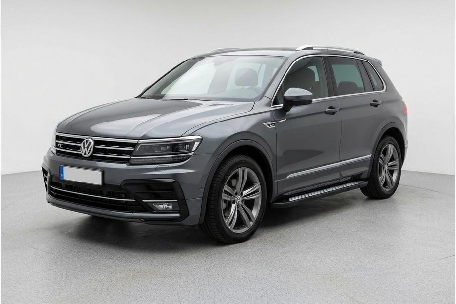 Volkswagen Tiguan 2016–2023 Sivuastinlaudat New Vision Black (2 kpl, alumiini) Image