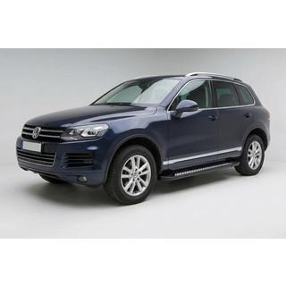 Sivuastinlaudat New Vision Black (2 kpl, alumiini) Volkswagen Touareg 2010–2018 kuva 1