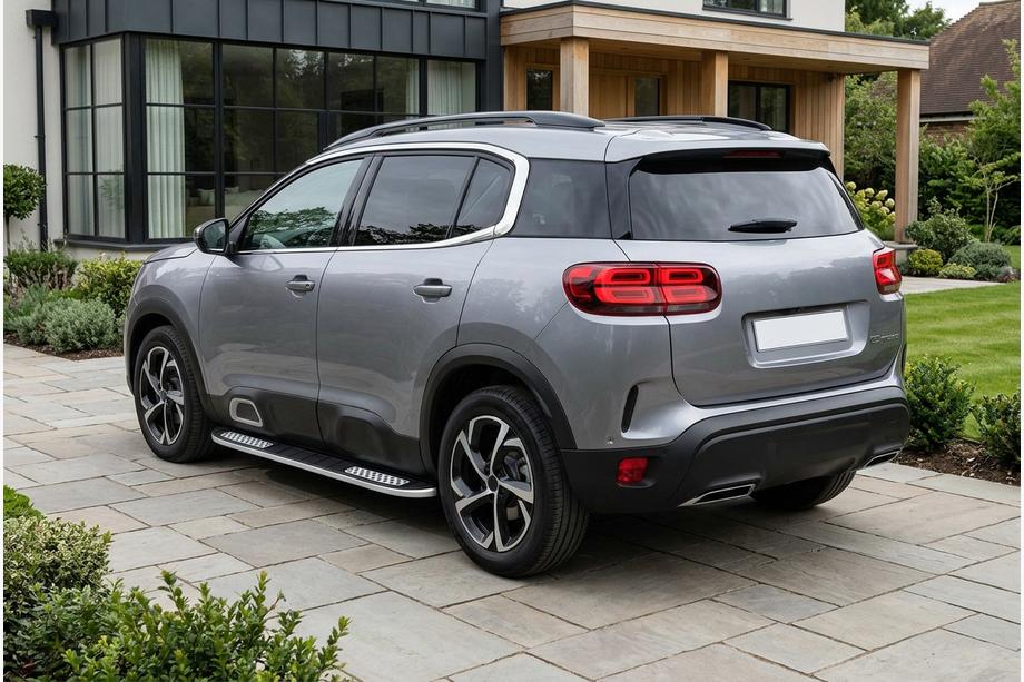 Citroen C5 Aircross 2017–2025 Tayga V2 sivukynnykset (2 kpl, alumiini) Image