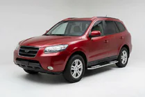 Hyundai Santa Fe 2 2006–2012 Tayga V2 sivukynnykset (2 kpl, alumiini) kuva 1