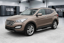 Hyundai Santa Fe 3 2012–2018 Tayga V2 sivukynnykset (2 kpl, alumiini) kuva 1