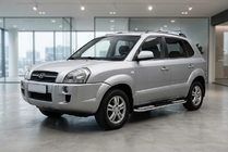 Hyundai Tucson JM 2004– Tayga V2 sivukynnykset (2 kpl, alumiini) kuva 1
