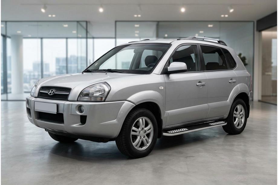 Hyundai Tucson JM 2004– Tayga V2 sivukynnykset (2 kpl, alumiini) Image