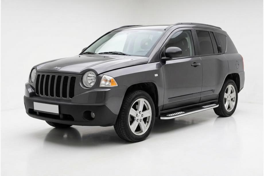 Jeep Compass 2006–2016 Tayga V2 sivukynnykset (2 kpl, alumiini) Image