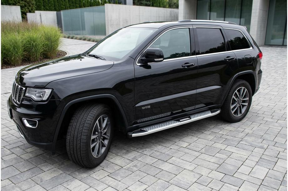 Jeep Grand Cherokee WK2 2010–2021 Tayga V2 sivukynnykset (2 kpl, alumiini) Image