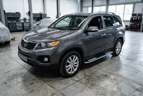 Kia Sorento II XM 2009–2014 Tayga V2 sivukynnykset (2 kpl, alumiini) 2013-2016 kuva 1