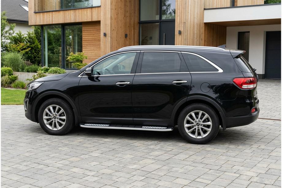 Kia Sorento III UM 2014–2020 Tayga V2 sivukynnykset (2 kpl, alumiini) Image