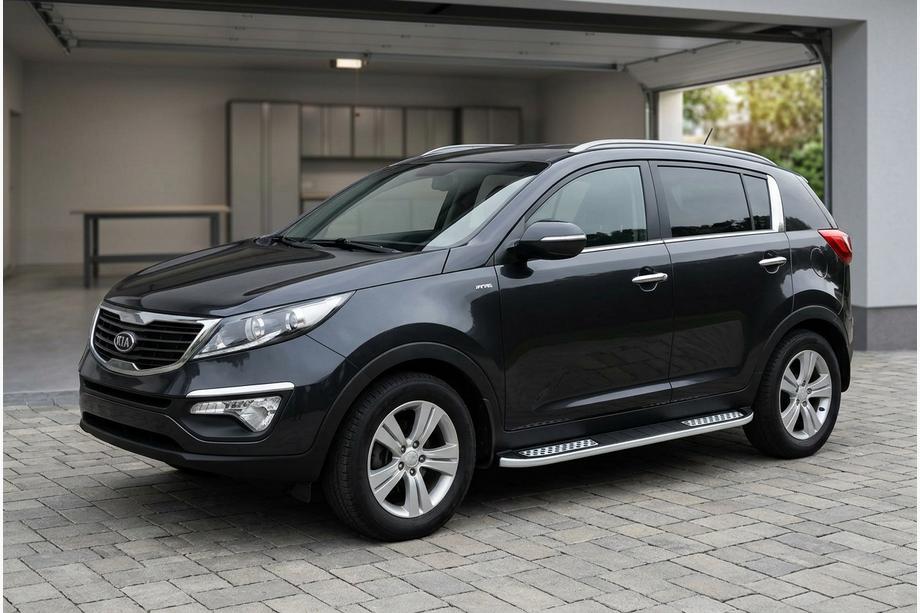 Kia Sportage 2010–2015 Tayga V2 sivukynnykset (2 kpl, alumiini) Kuva 1