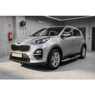 Tayga V2 sivukynnykset (2 kpl, alumiini) Kia Sportage 2015–2021 kuva 1