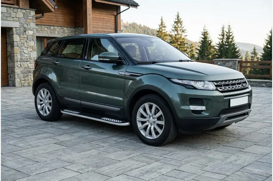 Range Rover Evoque 2012–2018 Tayga V2 sivukynnykset (2 kpl, alumiini) Image