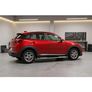 Tayga V2 sivukynnykset (2 kpl, alumiini) Mazda CX-3 2015– kuva 1