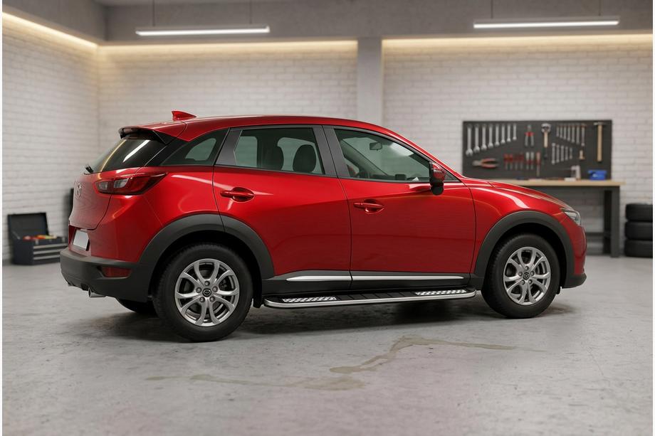 Mazda CX-3 2015– Tayga V2 sivukynnykset (2 kpl, alumiini) Image
