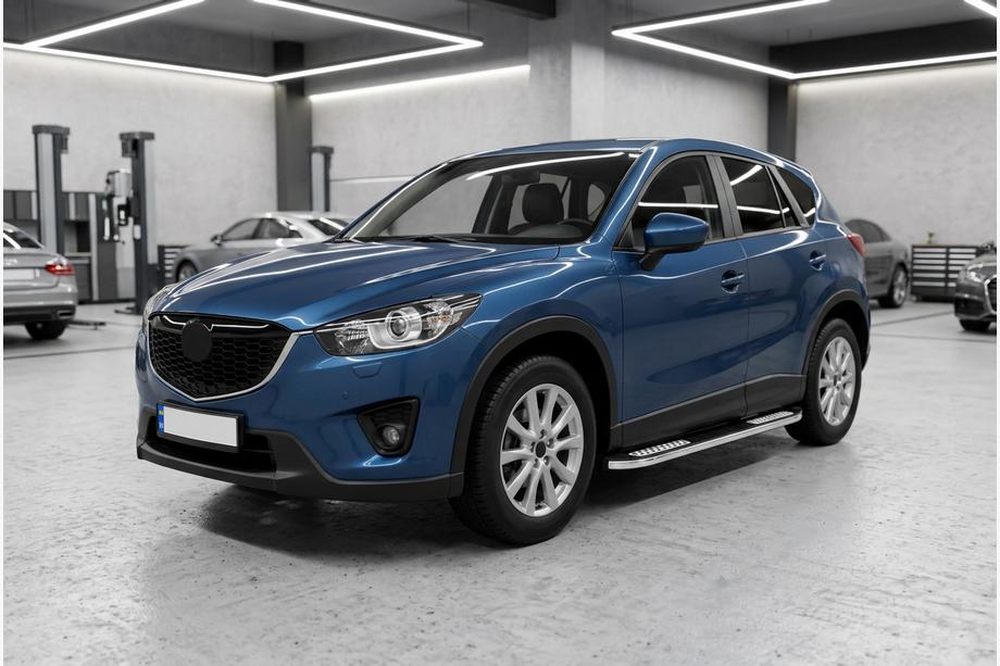 Mazda CX-5 2012–2017 Tayga V2 sivukynnykset (2 kpl, alumiini) Kuva 1